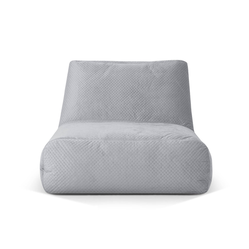Pouf 2 places en Velours Capitonné