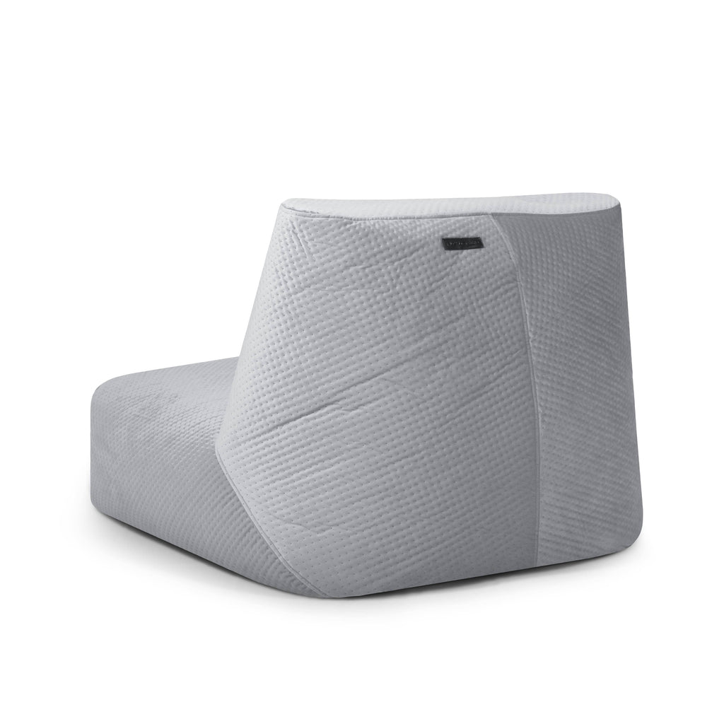 Pouf 2 places en Velours Capitonné