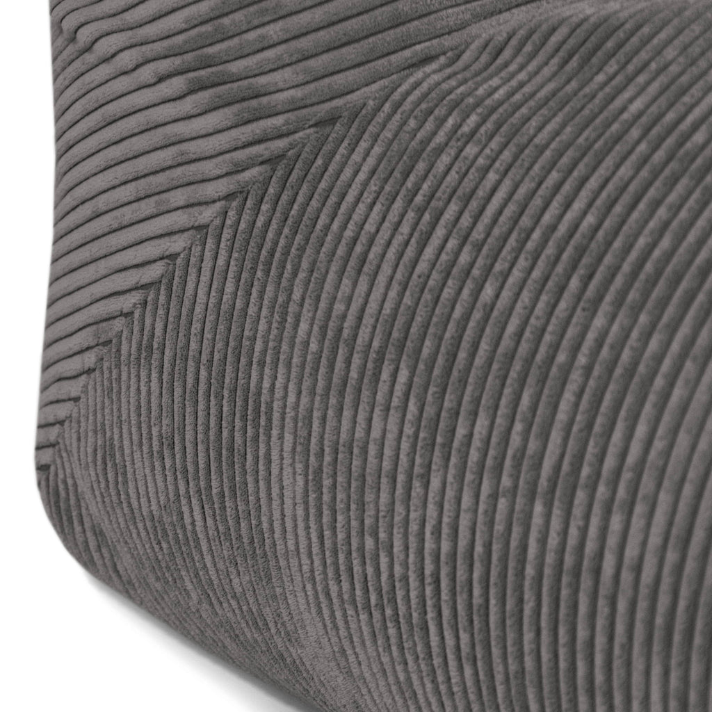 Pouf 2 places en Velours Côtelé
