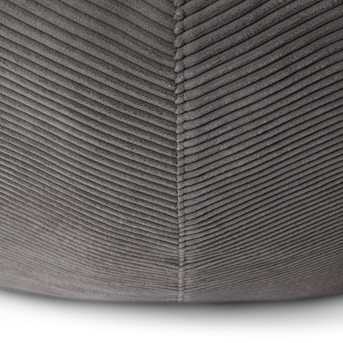 Pouf 2 places en Velours Côtelé