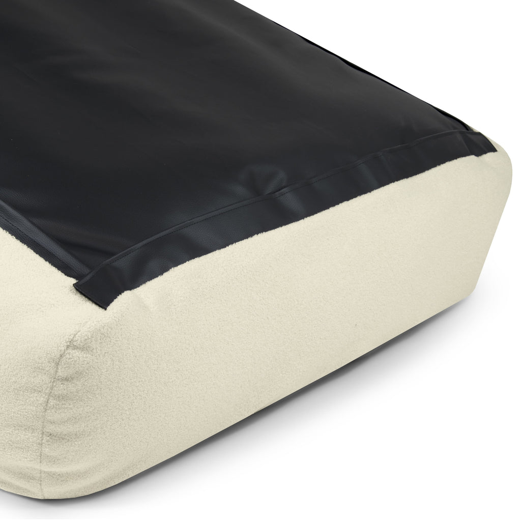 Pouf 2 places Géant en Bouclette