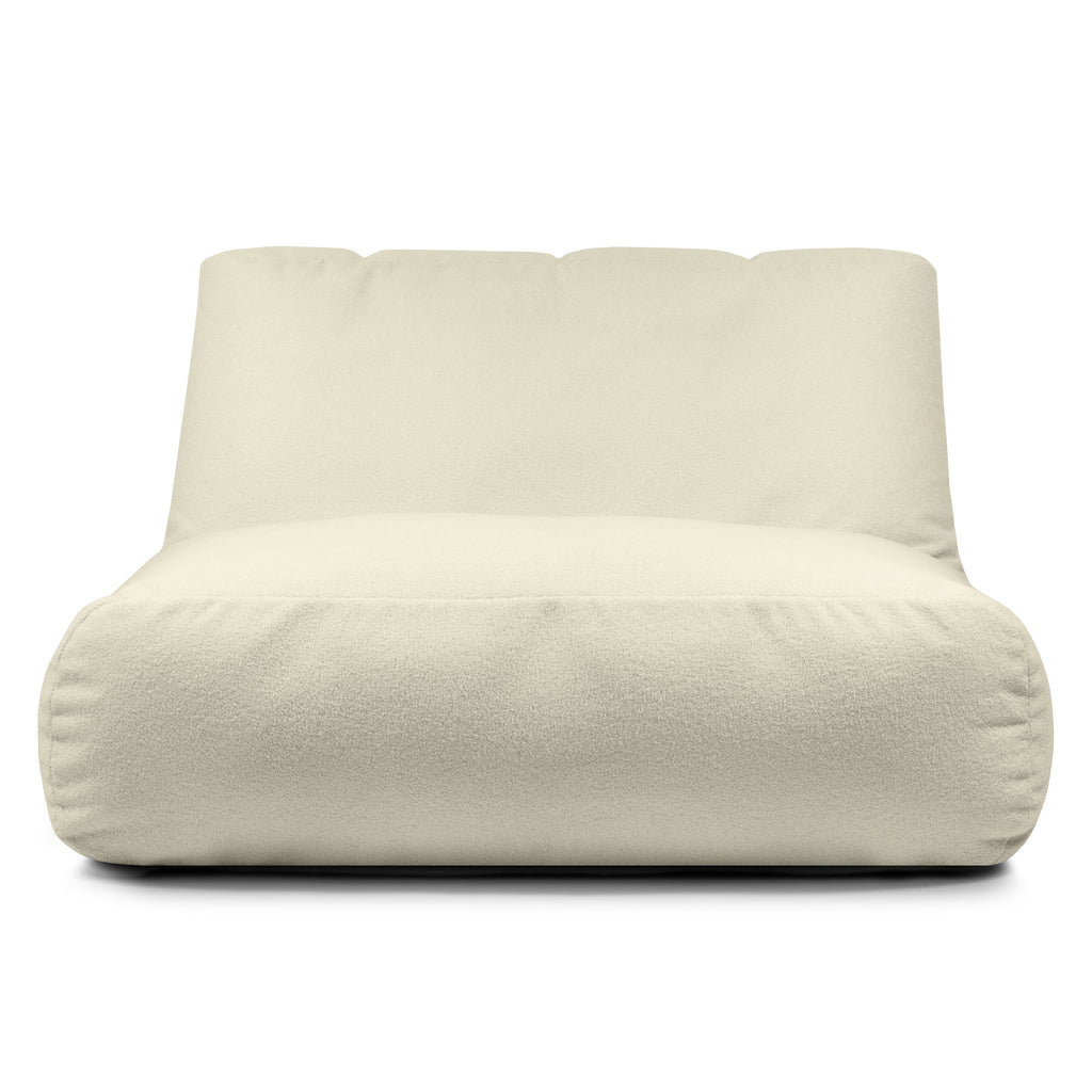 Pouf 2 places Géant en Bouclette