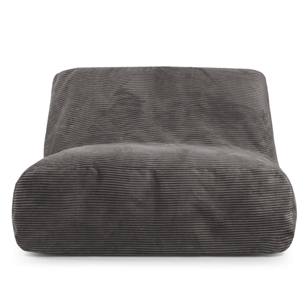 Pouf 2 places Géant en Velours Côtelé