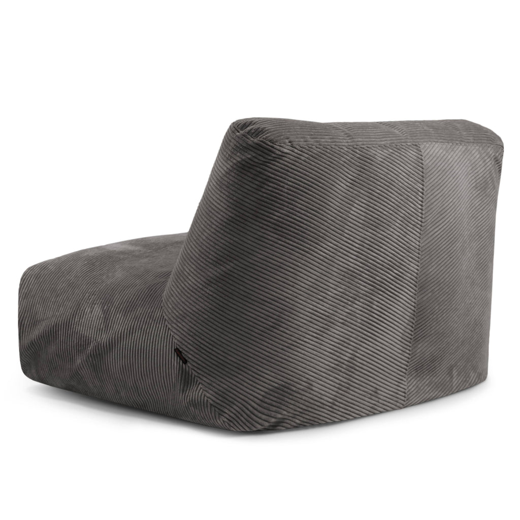 Pouf 2 places Géant en Velours Côtelé