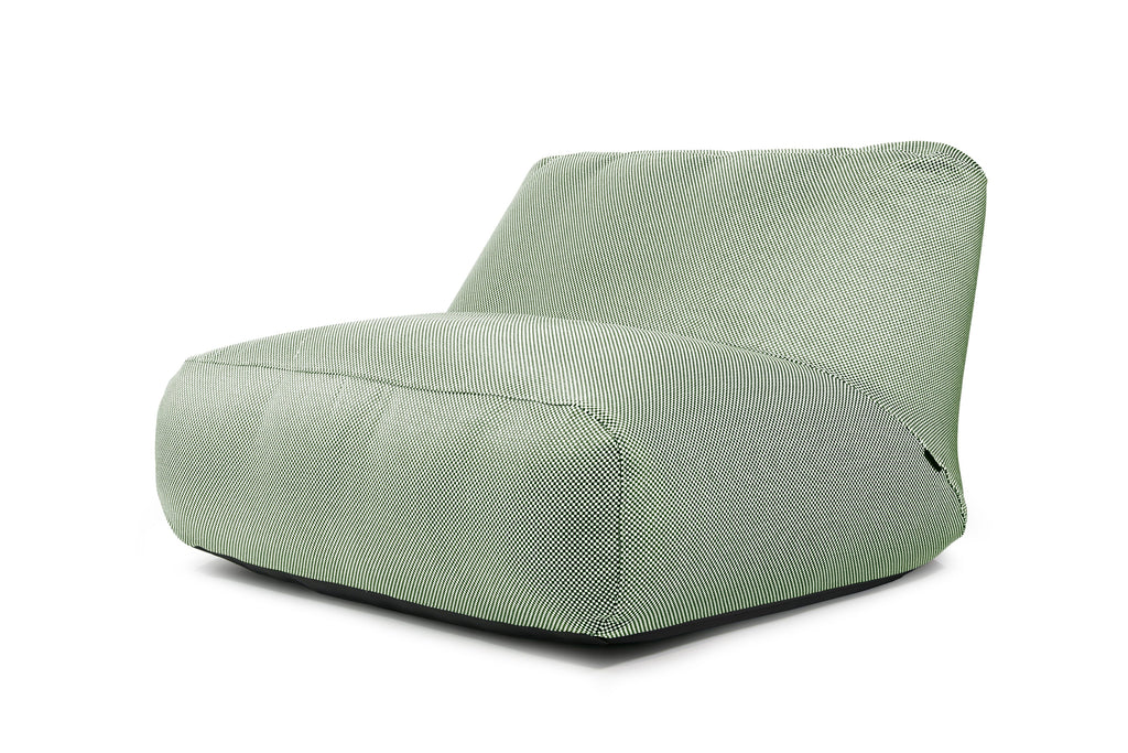 Pouf 2 places Géant pour Piscine Vert Forêt