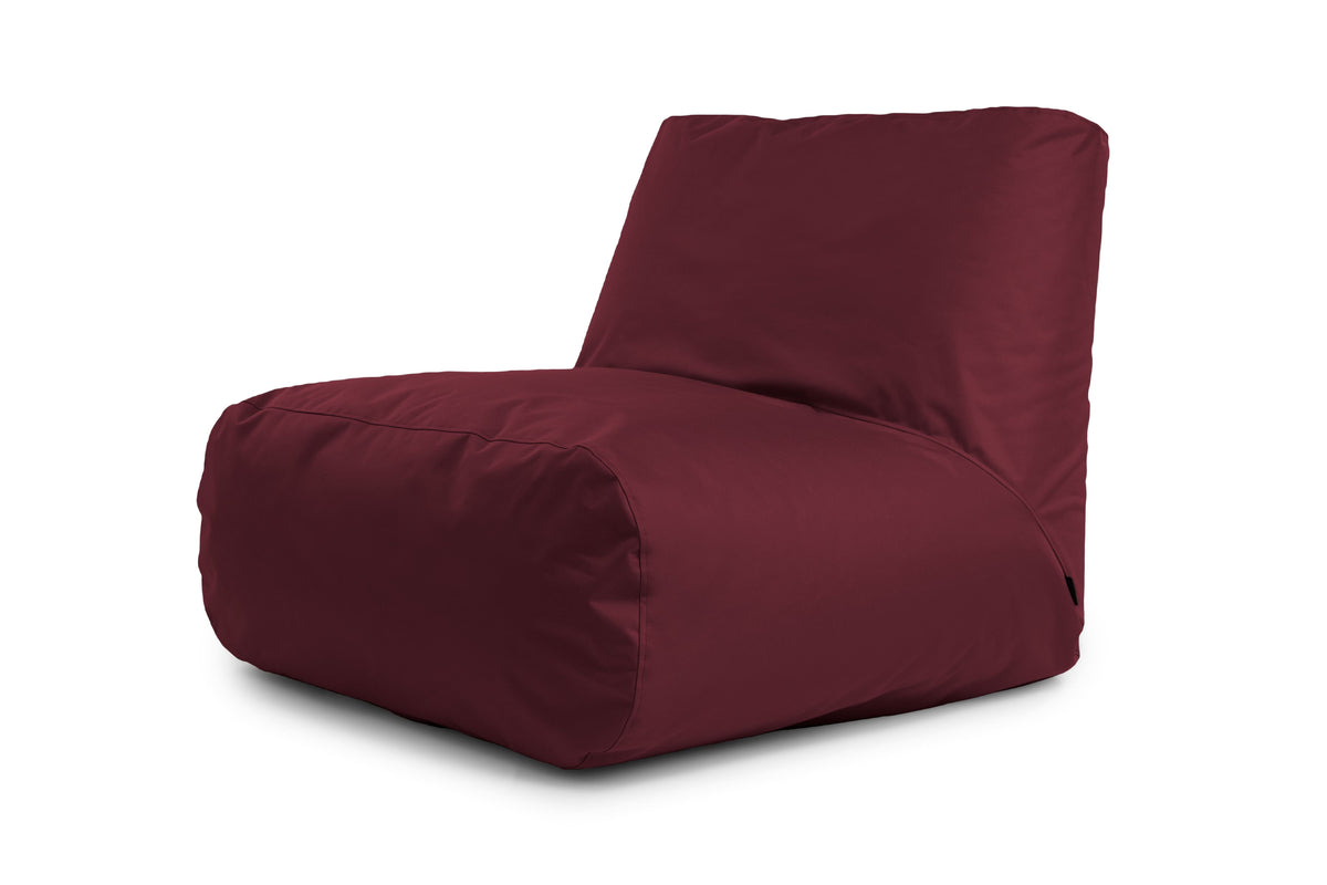 Pouf 2 places pour Chambre Rouge Bordeaux
