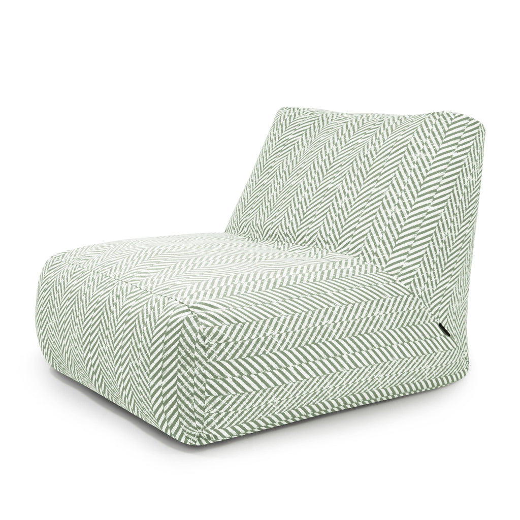 Pouf 2 places pour Jardin Vert Forêt