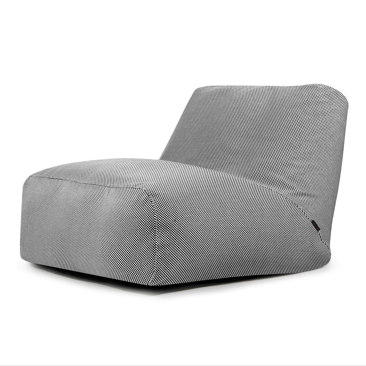 Pouf 2 places pour Piscine Noir et Blanc