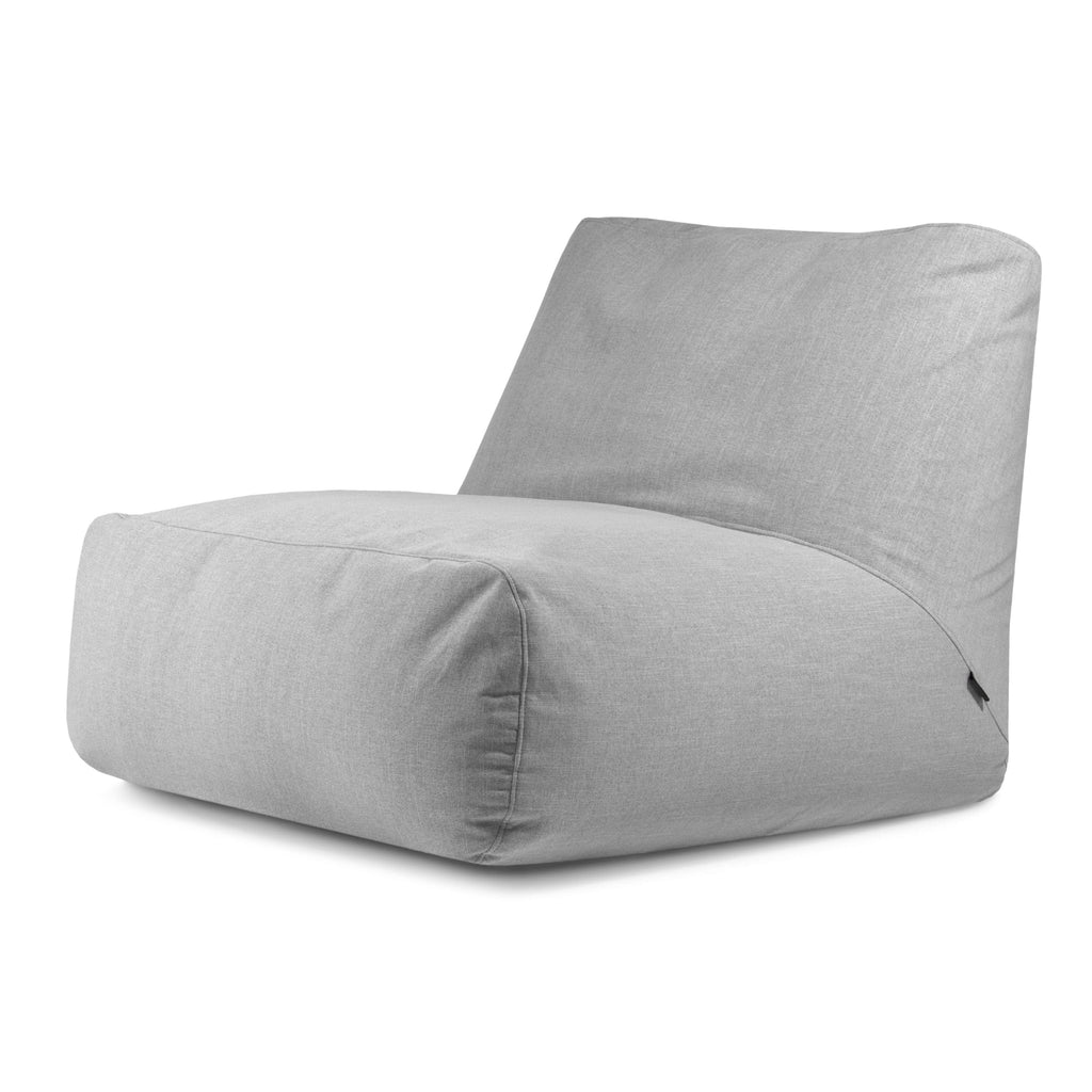 Pouf 2 places pour Salon Gris Perle