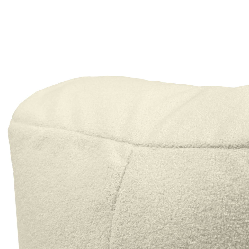 Pouf avec Dossier en Bouclette
