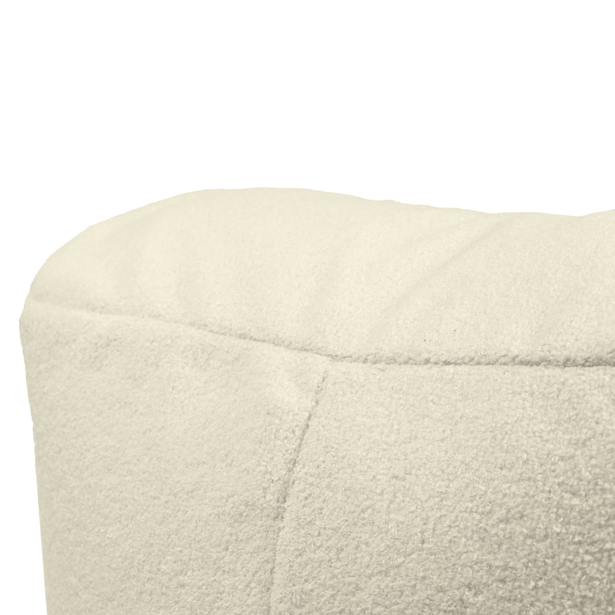 Pouf avec Dossier en Bouclette