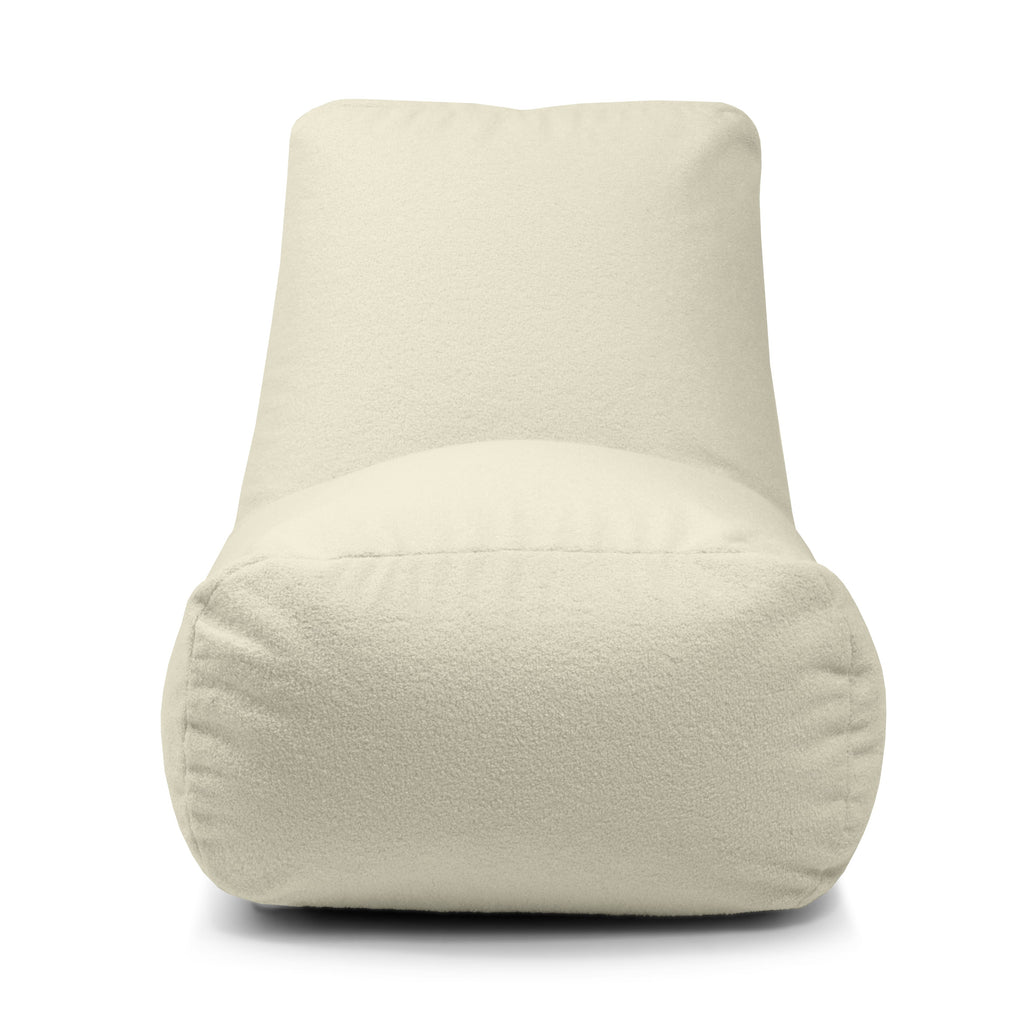 Pouf avec Dossier en Bouclette
