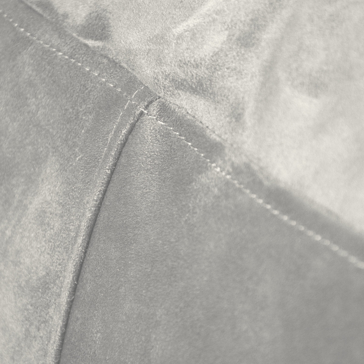 Pouf avec Dossier en Suede
