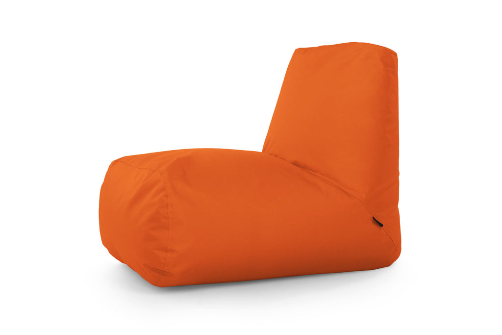 Pouf avec Dossier pour Chambre Orange Abricot