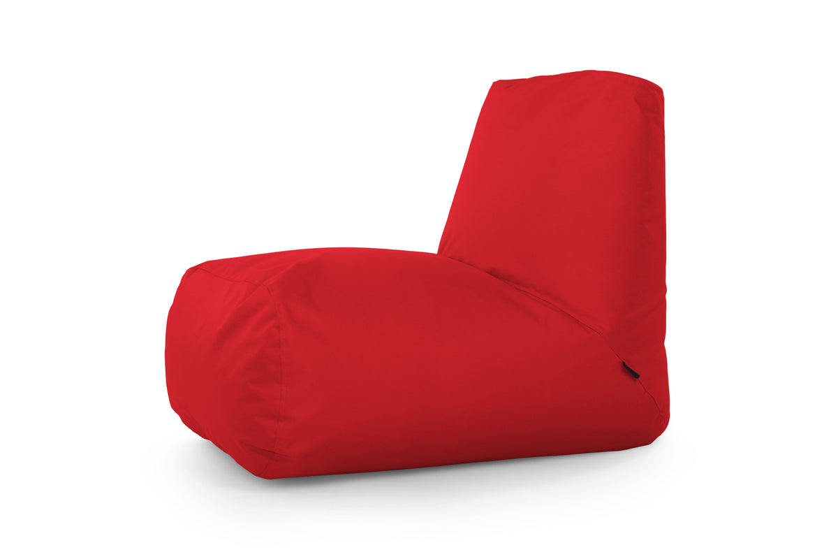 Pouf avec Dossier pour Chambre Rouge Garance