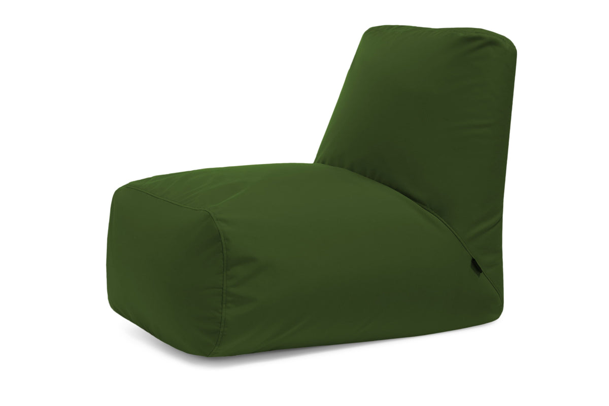 Pouf avec Dossier pour Extérieur Vert Forêt