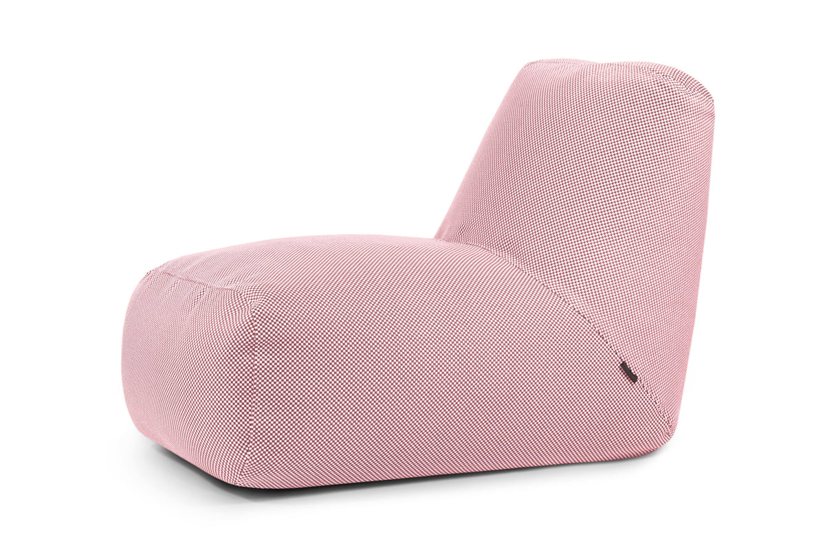 Pouf avec Dossier pour Piscine Rouge Amarante
