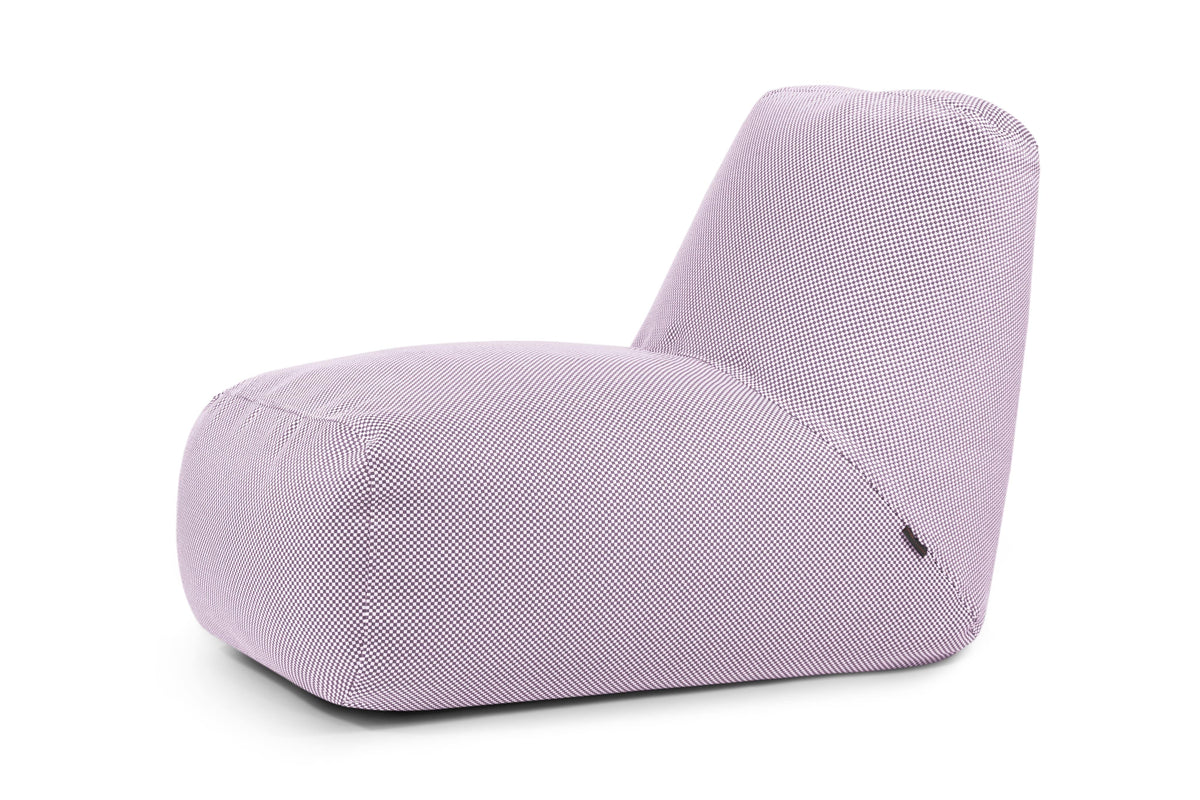 Pouf avec Dossier pour Piscine Violet Lavande