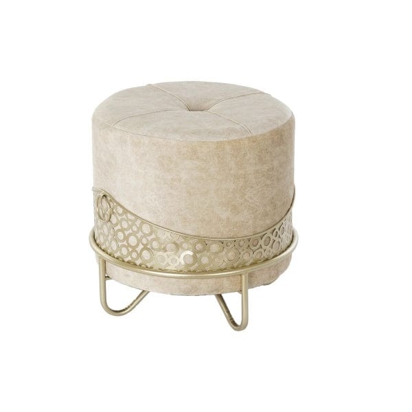 Pouf avec Pieds en Metal
