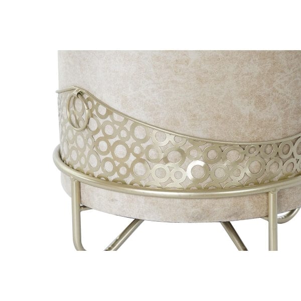 Pouf avec Pieds en Metal