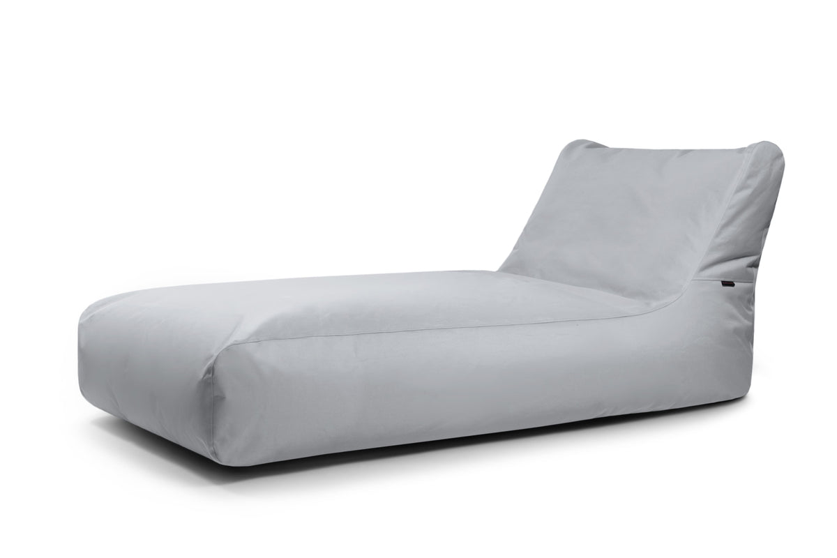 Pouf Bain de Soleil pour Chambre Gris Perle