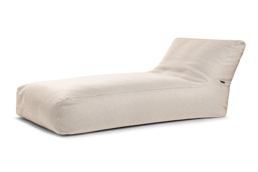 Pouf Bain de Soleil pour Piscine Beige Crème