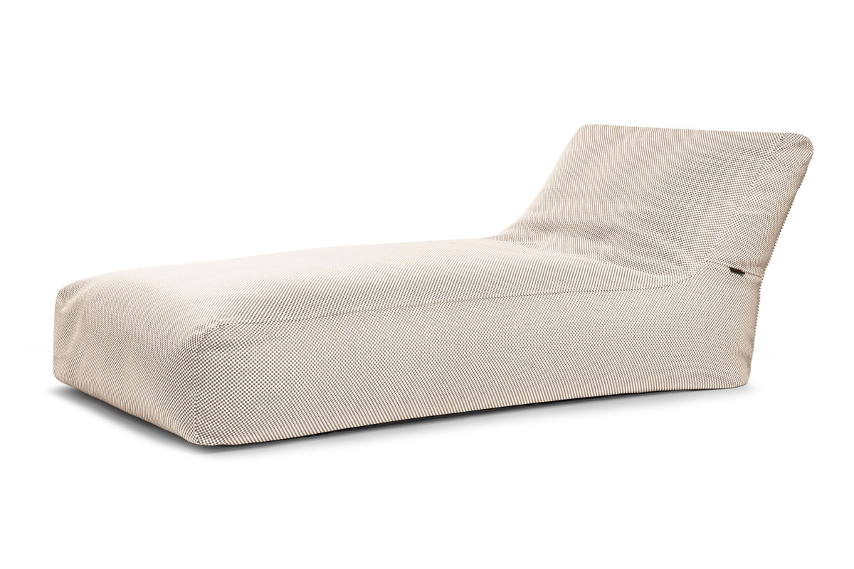 Pouf Bain de Soleil pour Piscine Beige Crème