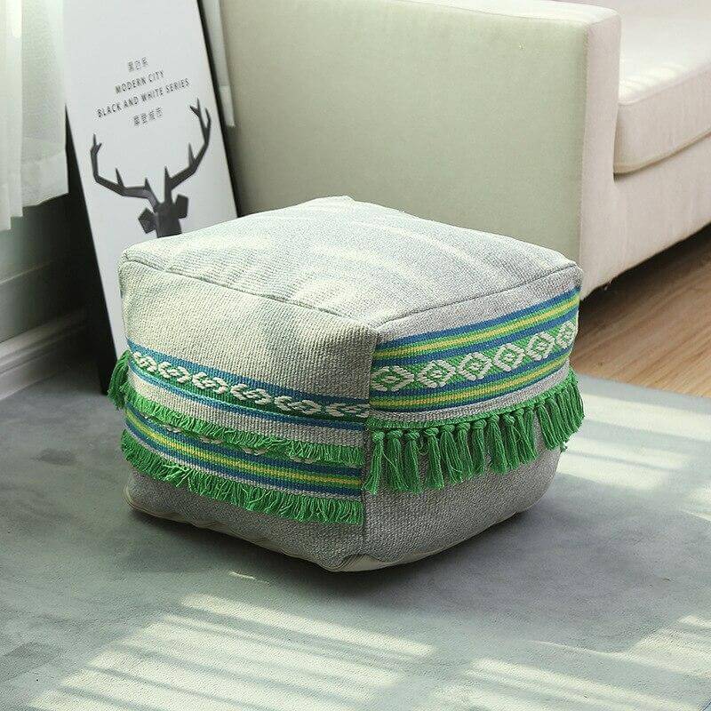 Pouf Berbère Vert