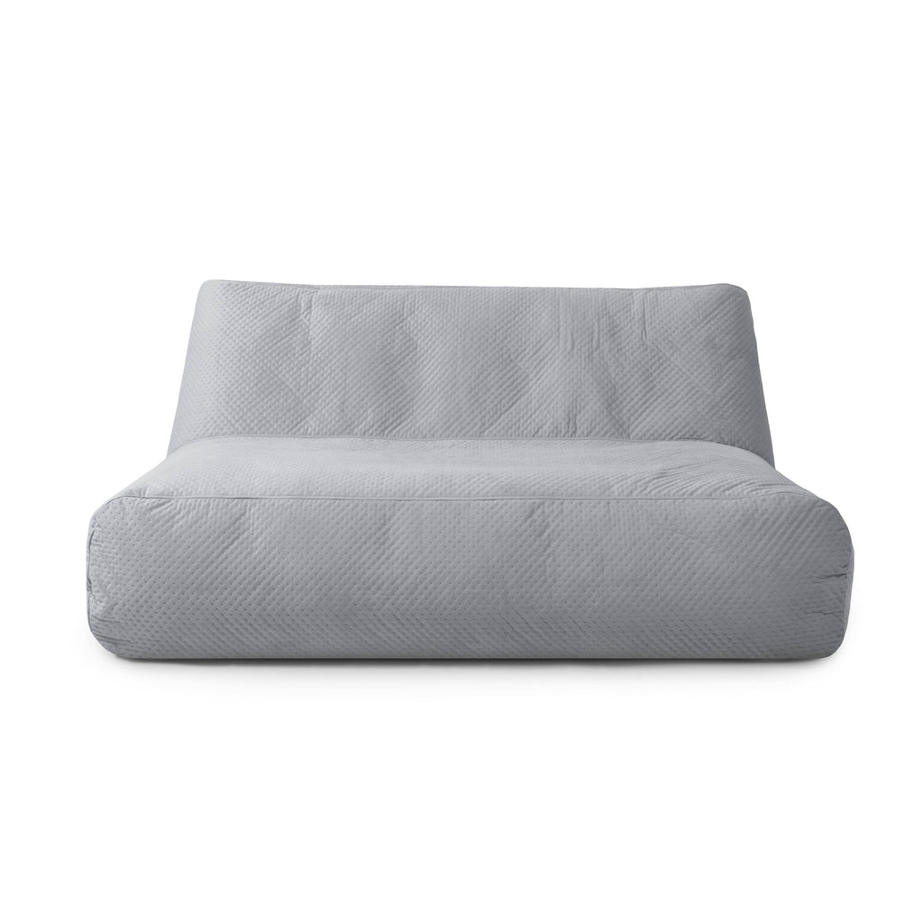 Pouf Canapé 3 places en Velours Capitonné