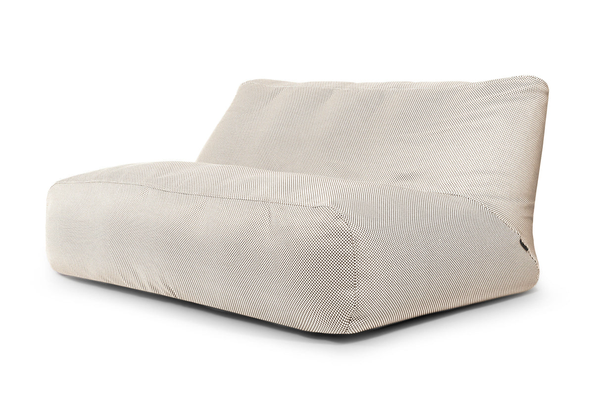 Pouf Canapé 3 places pour Piscine Beige Crème