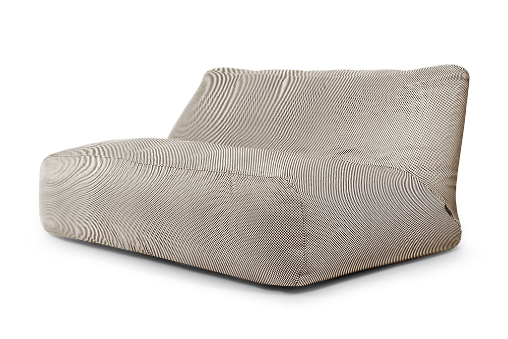 Pouf Canapé 3 places pour Piscine Marron Chocolat