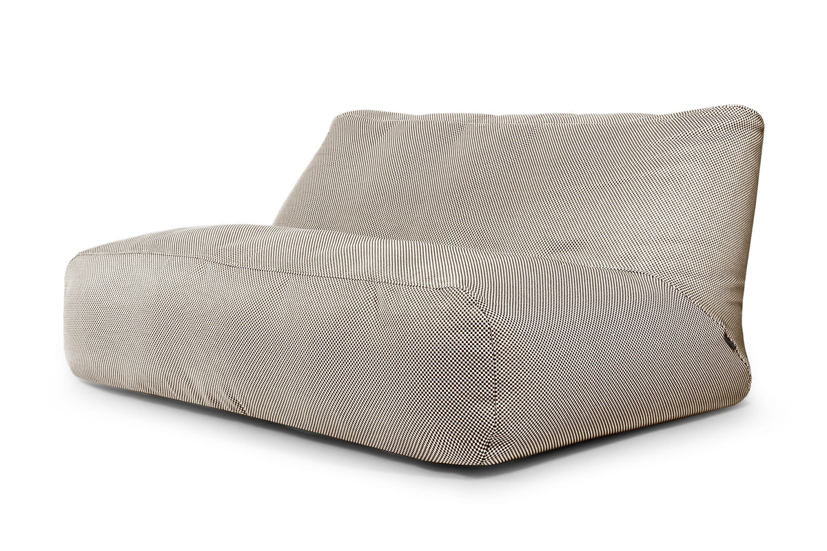 Pouf Canapé 3 places pour Piscine Marron Chocolat