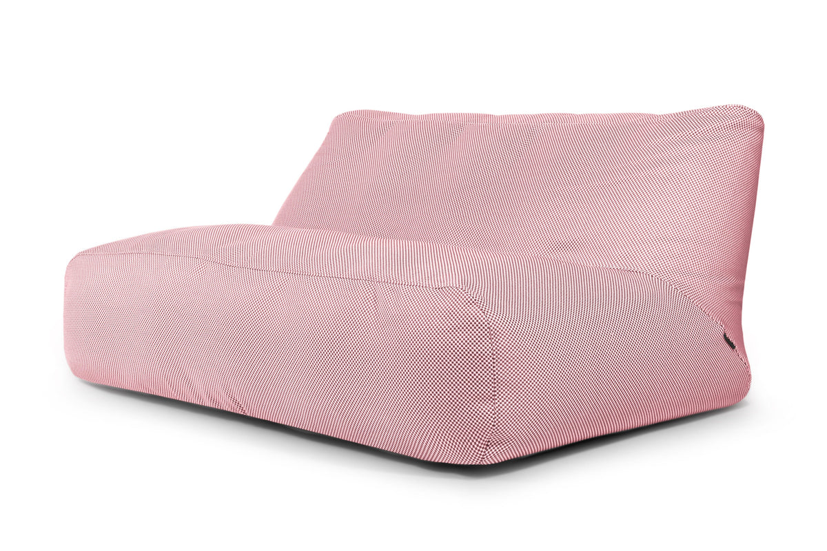 Pouf Canapé 3 places pour Piscine Rouge Amarante
