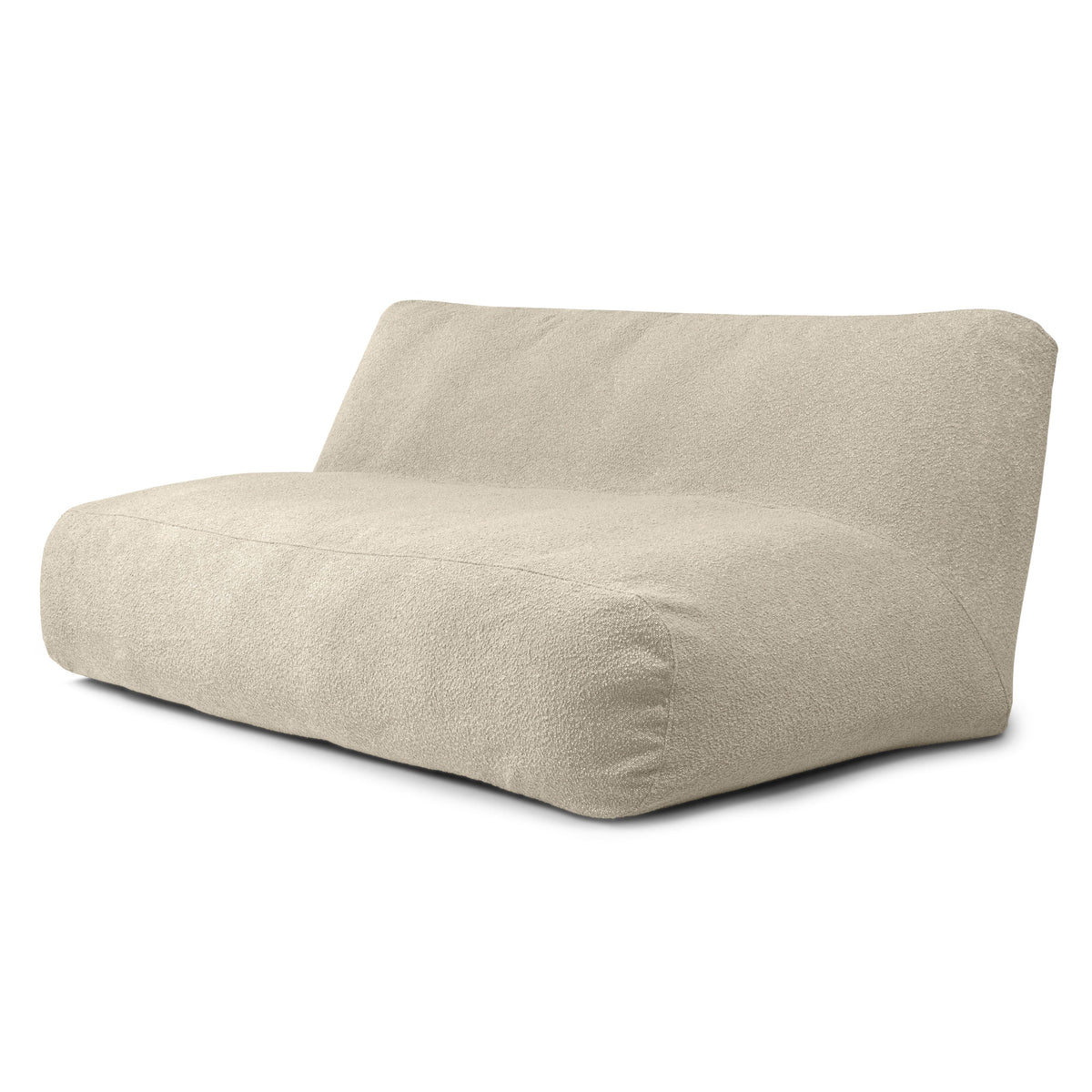 Pouf Canapé 4 places en Mouton Beige Sable