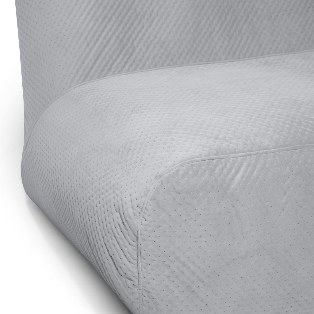 Pouf Canapé 4 places en Velours Capitonné