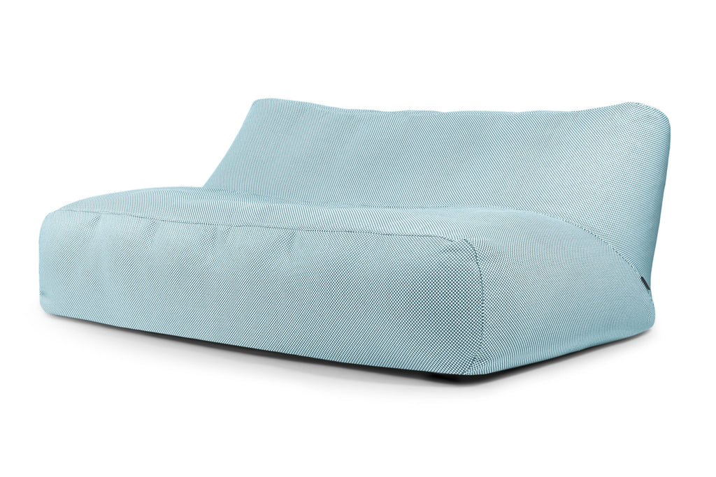 Pouf Canapé 4 places pour Piscine Bleu Turquoise