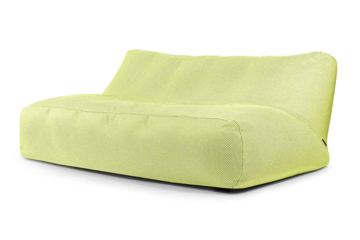 Pouf Canapé 4 places pour Piscine Vert Citron