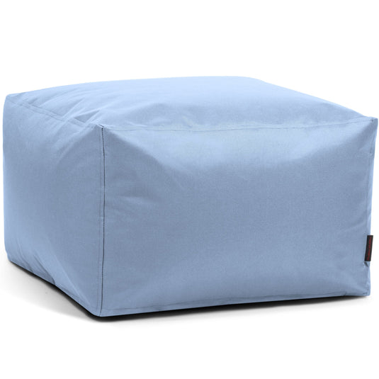 Pouf Carré Chambre Bleu Ciel