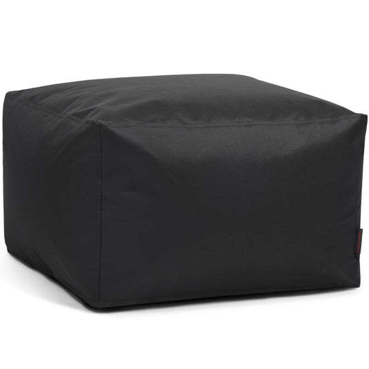 Pouf Carré Chambre Noir Profond