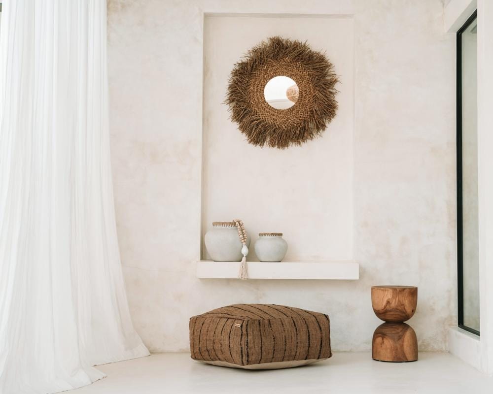 Pouf Carré en Coton