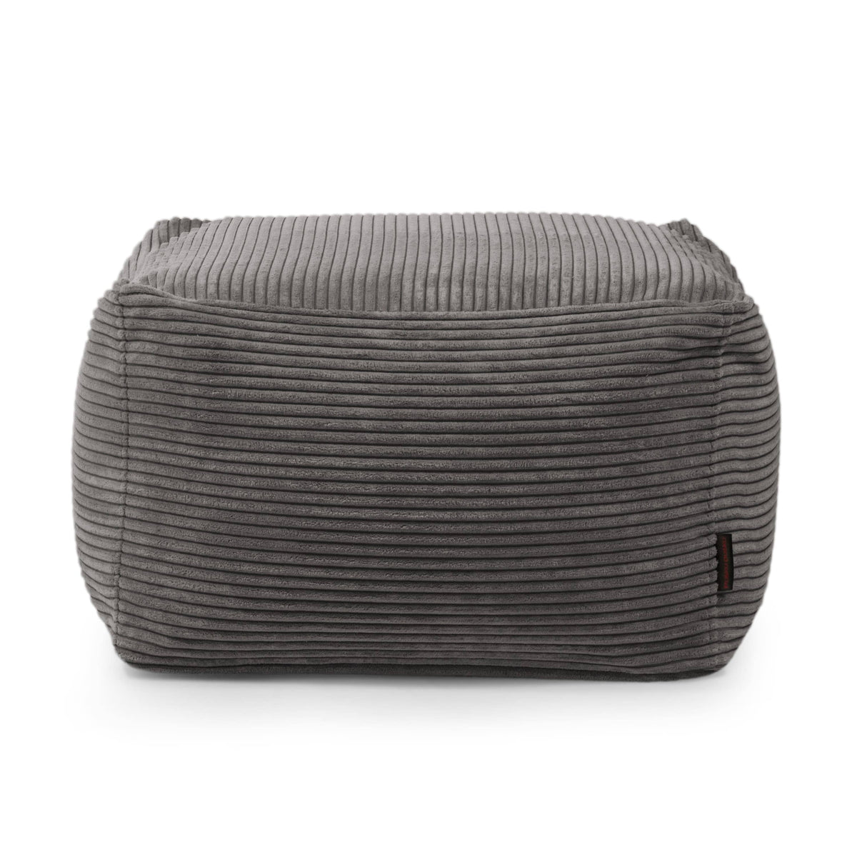 Pouf Carré en Velours Côtelé