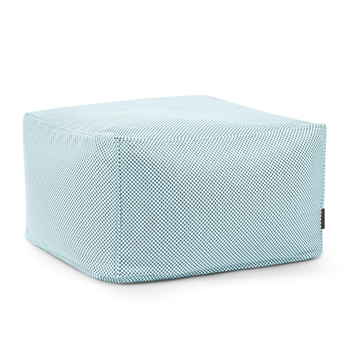 Pouf Carré Piscine Bleu Turquoise