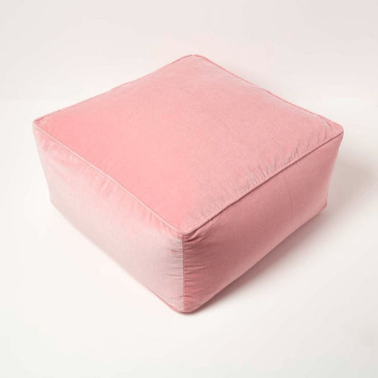 Pouf Carré Rose