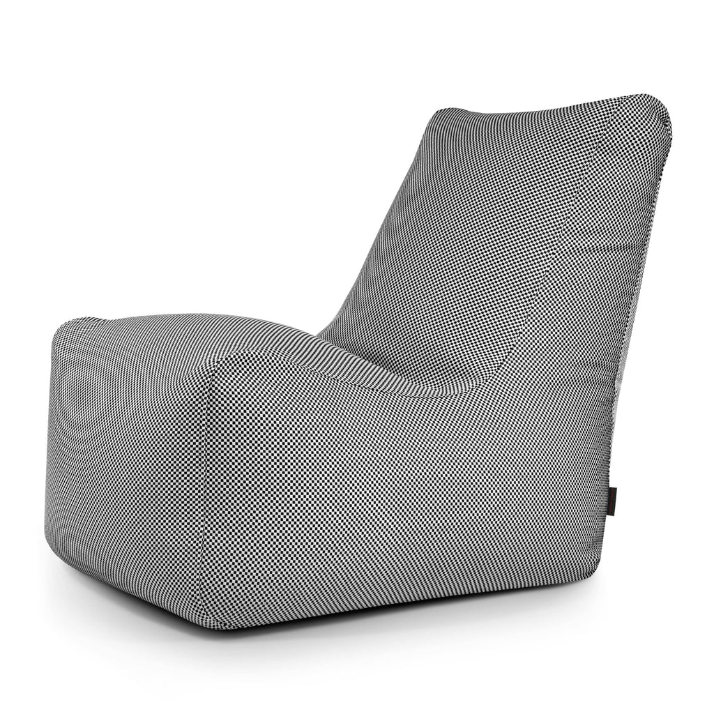 Pouf Chaise Piscine Noir et Blanc