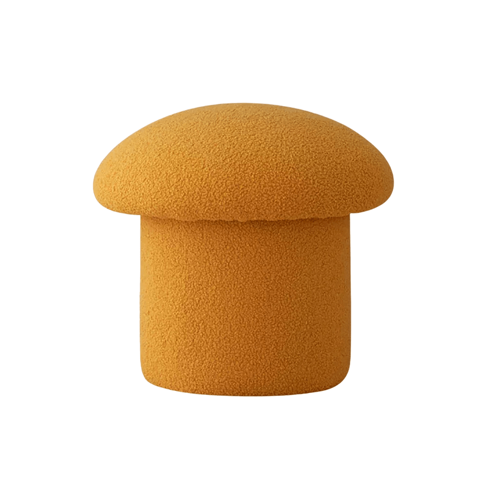 Pouf Champignon Jaune Moutarde