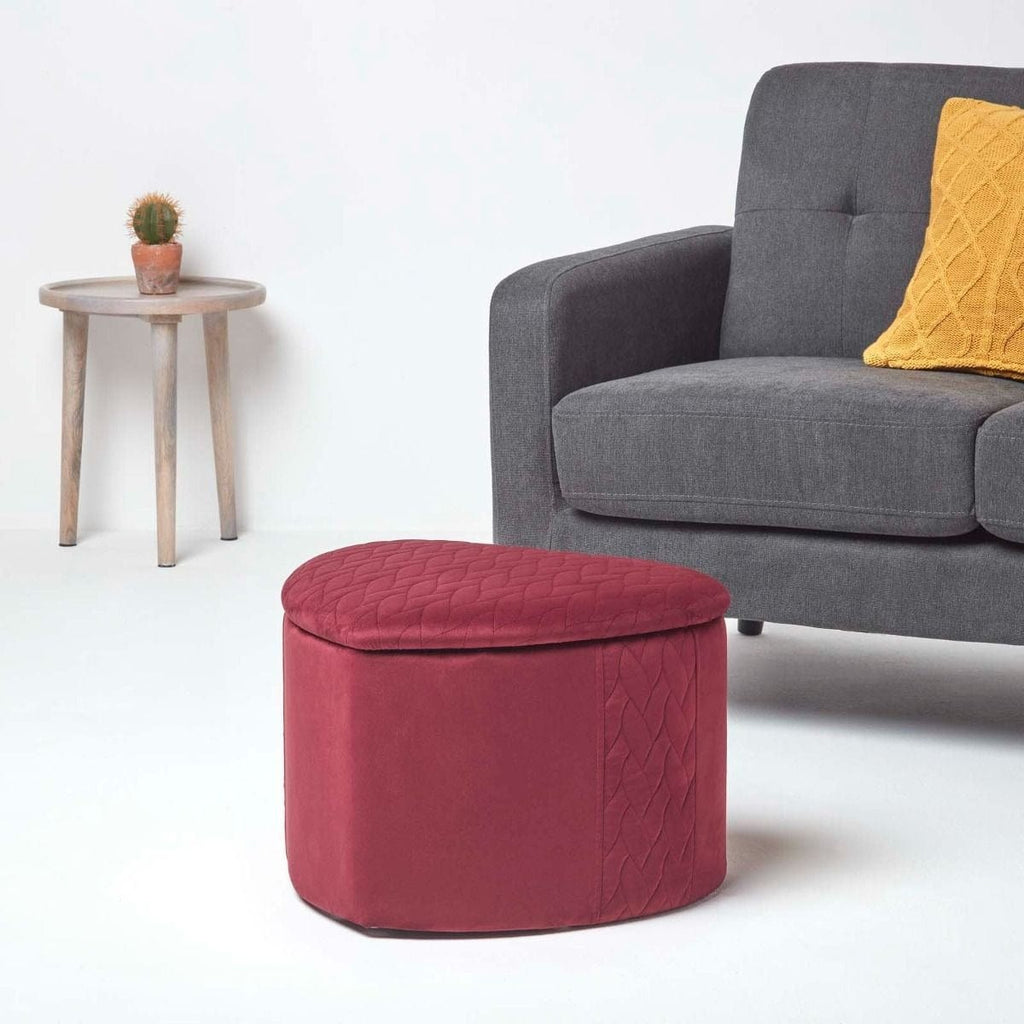 Pouf Coeur Rouge