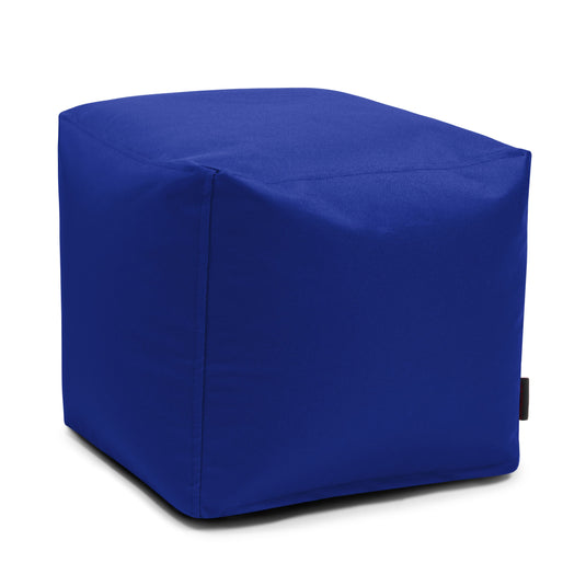 Pouf Cube Chambre Bleu Roi