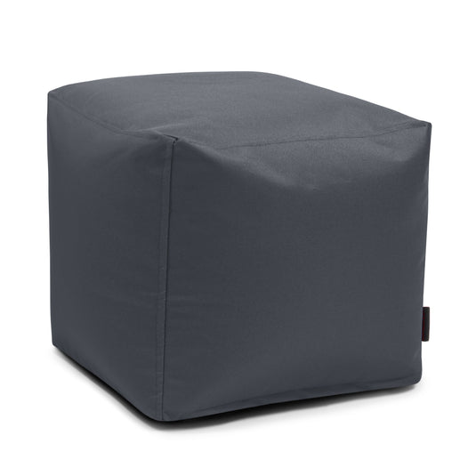 Pouf Cube Chambre Gris Anthracite