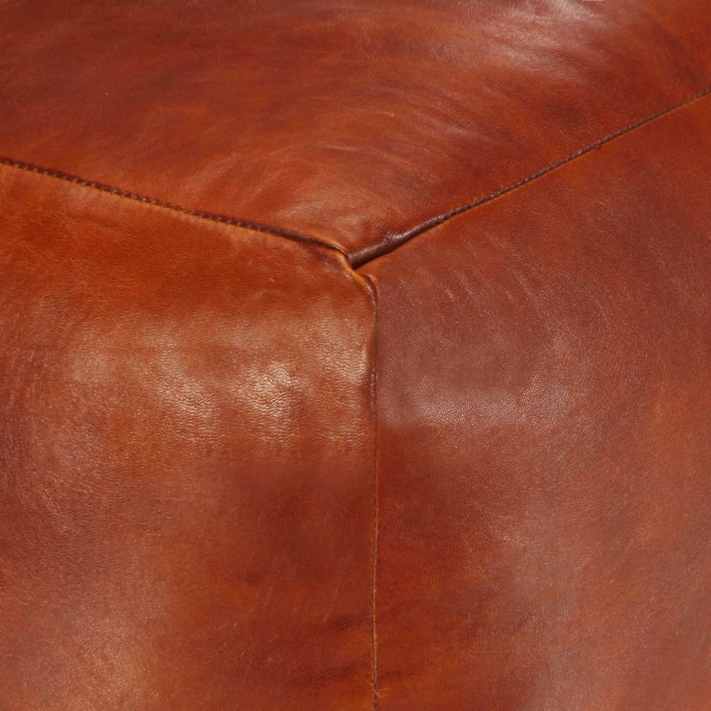 Pouf Cube Cuir