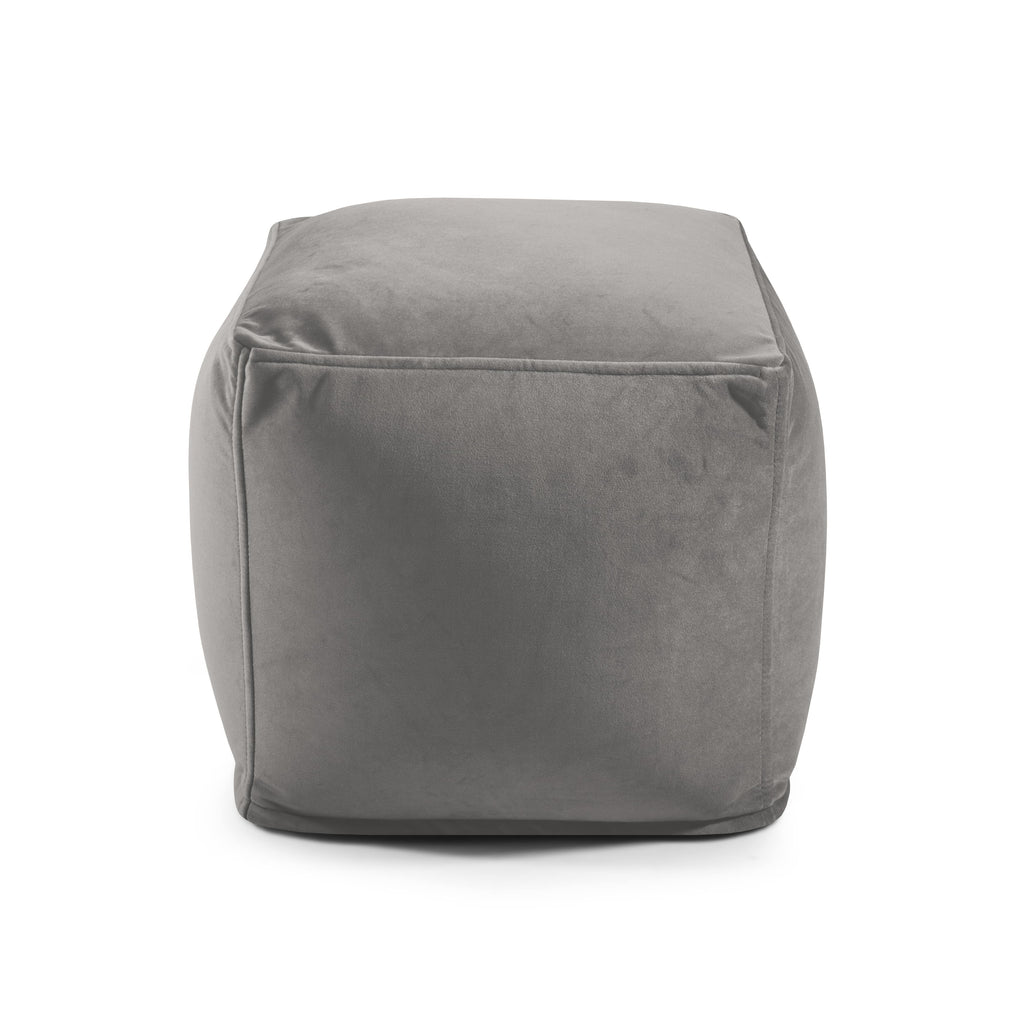 Pouf Cube en Velours Beaumont Concept